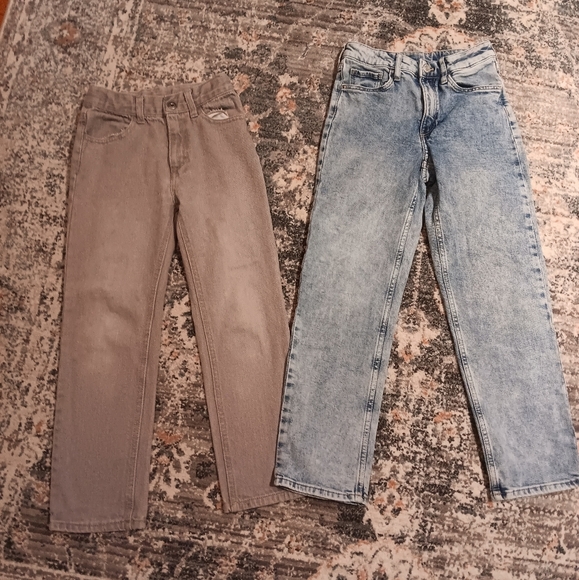 2 pair boys jean pant bundle lot 7/8 - Picture 1 of 6
